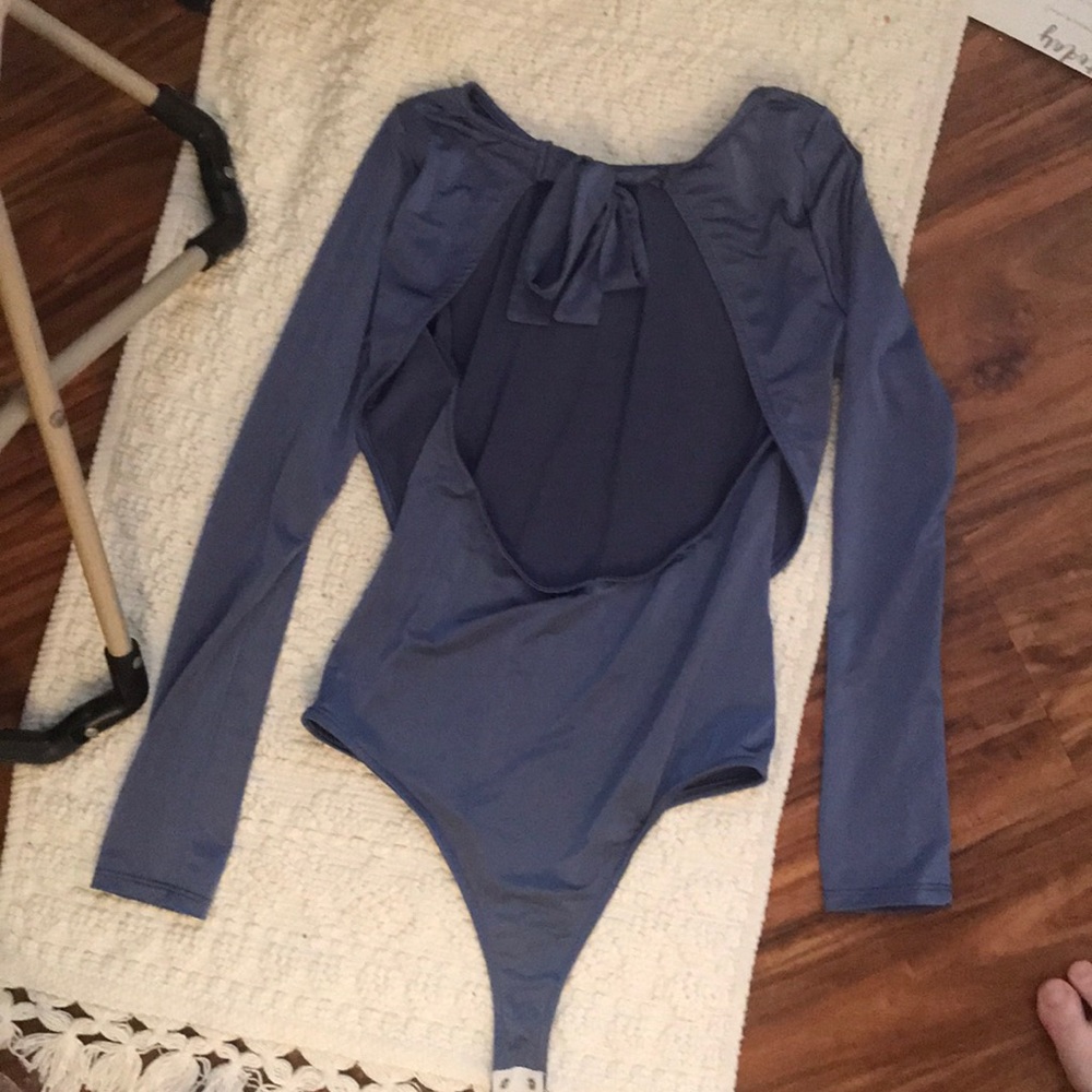 Open back body suit